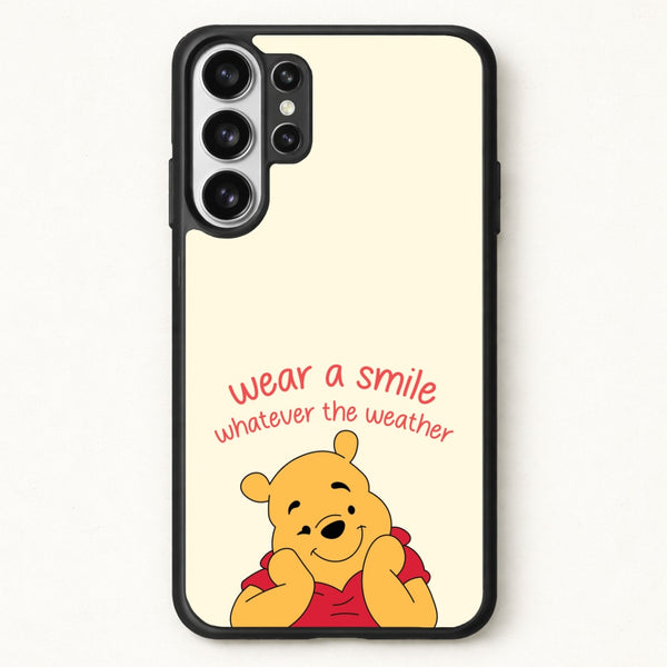 Wear A Smile Whatever The Weather Phone Case for Galaxy S26 Ultra