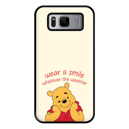 Wear A Smile Whatever The Weather  Phone Case for Galaxy S8 Plus