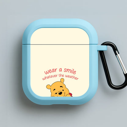Wear A Smile Whatever The Weather  Blue AirPods Case