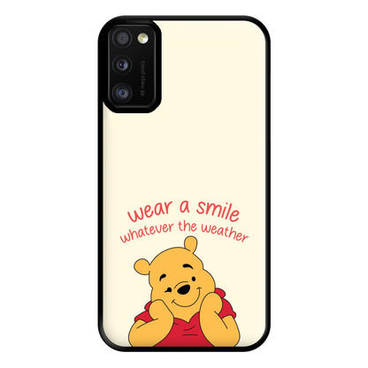 Wear A Smile Whatever The Weather  Phone Case for Galaxy A41