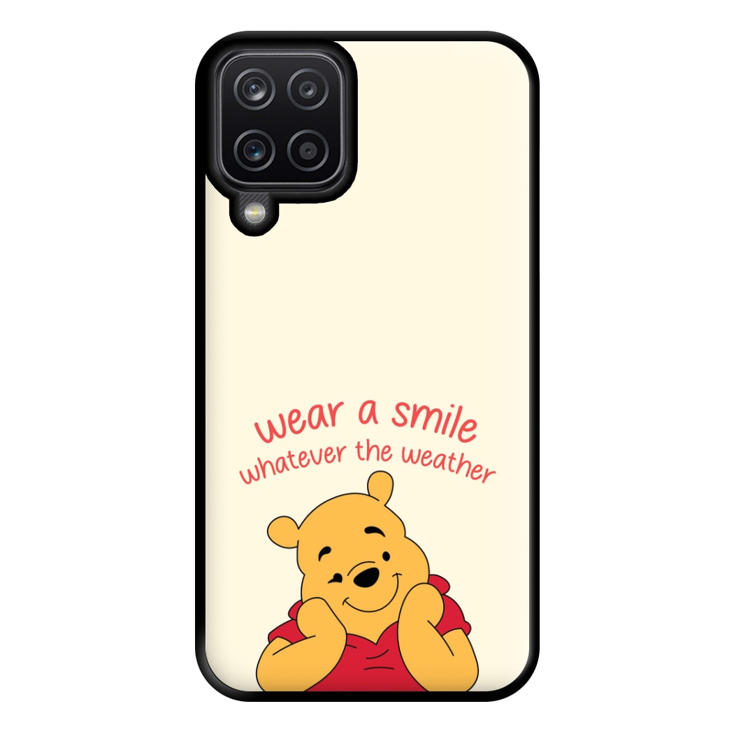 Wear A Smile Whatever The Weather  Phone Case for Galaxy A12