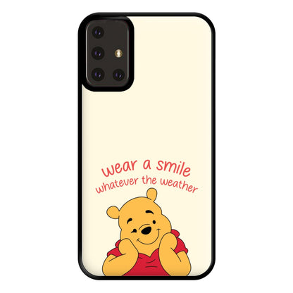Wear A Smile Whatever The Weather  Phone Case for Galaxy A71