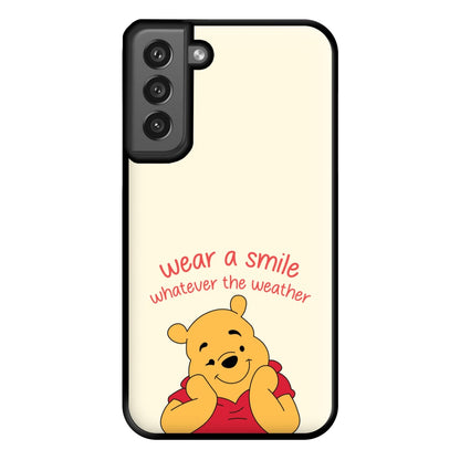 Wear A Smile Whatever The Weather  Phone Case for Galaxy S21FE