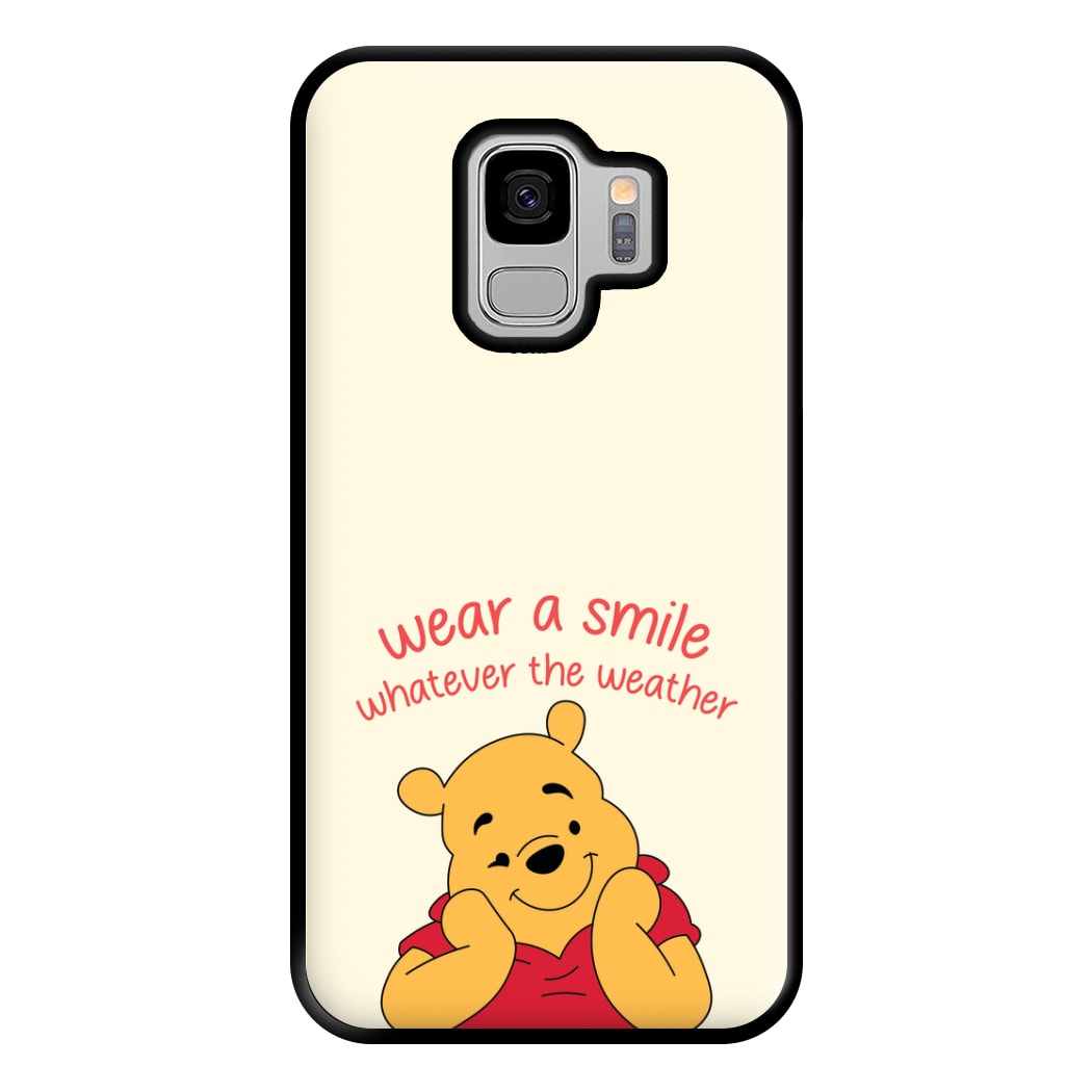Wear A Smile Whatever The Weather  Phone Case for Galaxy S9 Plus