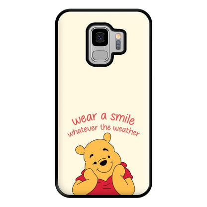 Wear A Smile Whatever The Weather  Phone Case for Galaxy S9 Plus