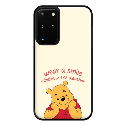 Wear A Smile Whatever The Weather  Phone Case for Galaxy S20 Plus