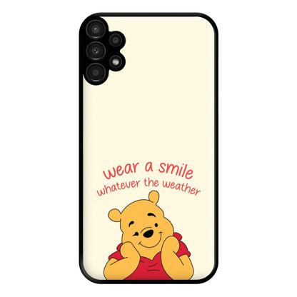 Wear A Smile Whatever The Weather  Phone Case for Galaxy A13