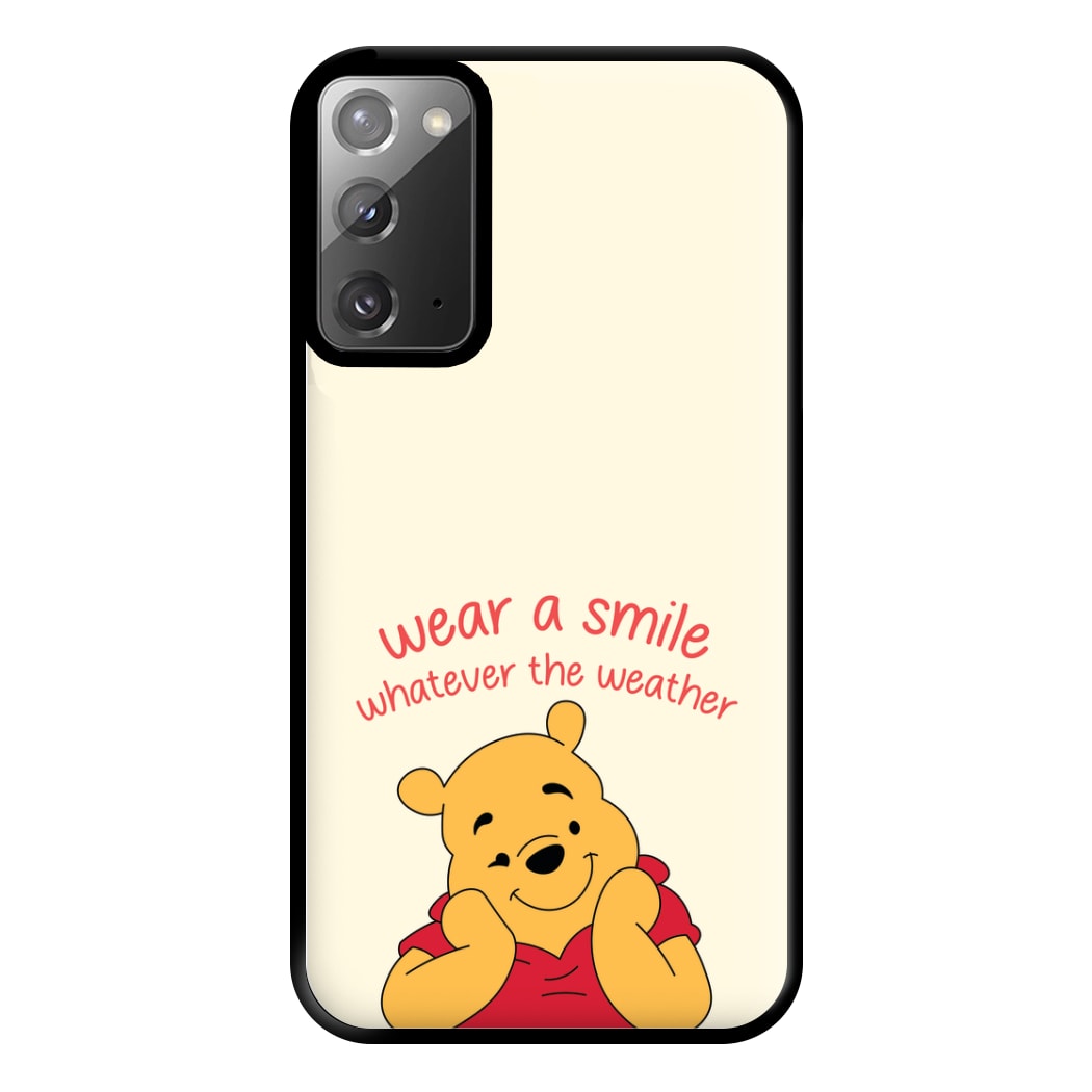 Wear A Smile Whatever The Weather  Phone Case for Galaxy Note 20 Ultra