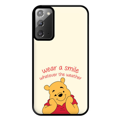 Wear A Smile Whatever The Weather  Phone Case for Galaxy Note 20 Ultra