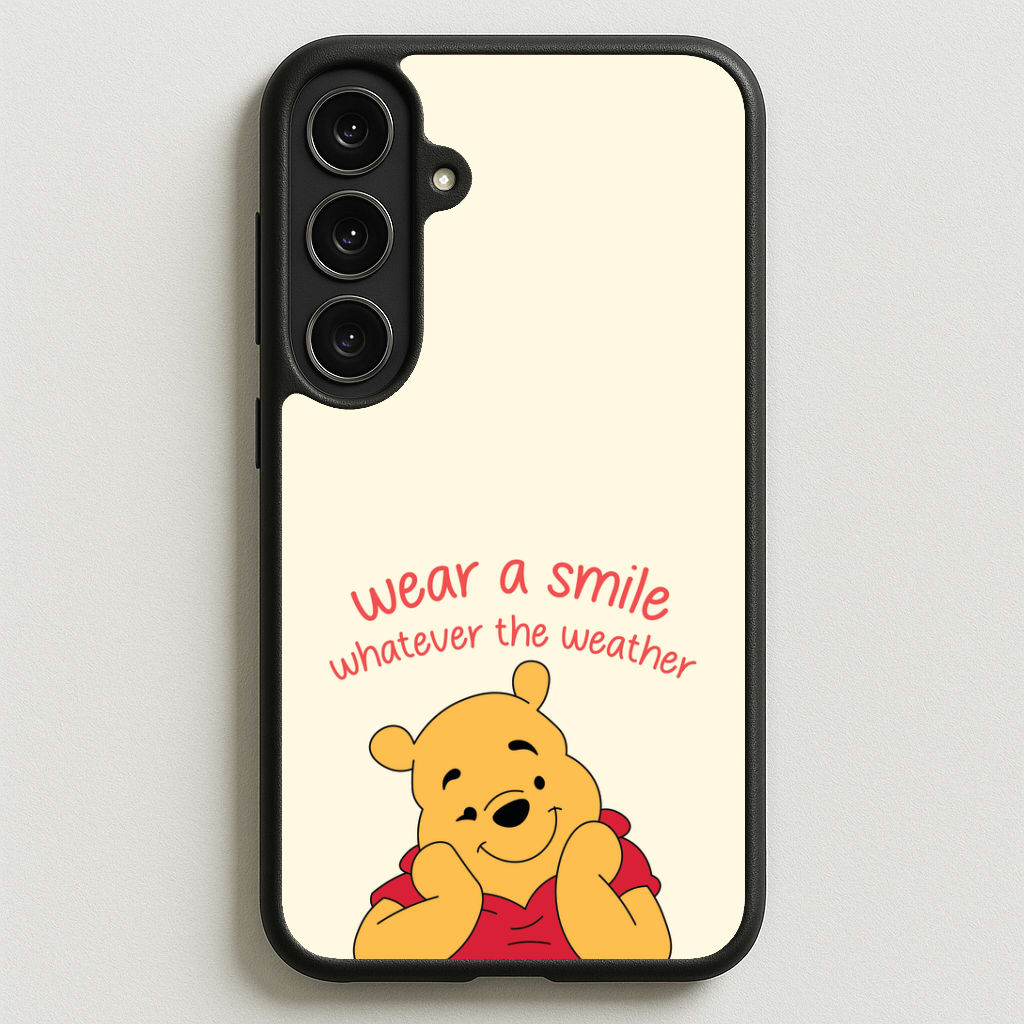 Wear A Smile Whatever The Weather Phone Case for Galaxy S25FE