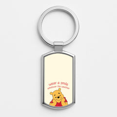 Wear A Smile Whatever The Weather  Luxury Keyring