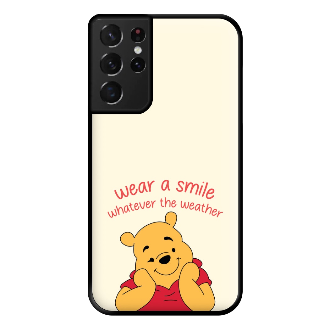 Wear A Smile Whatever The Weather  Phone Case for Galaxy S21 Ultra