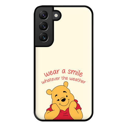 Wear A Smile Whatever The Weather  Phone Case for Galaxy S22 Plus