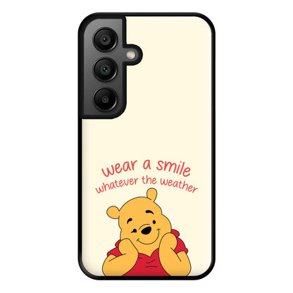 Wear A Smile Whatever The Weather  Phone Case for Galaxy A56