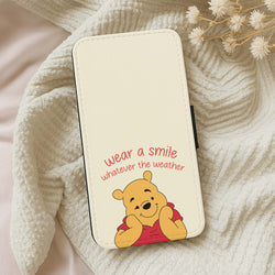 Wear A Smile Whatever The Weather  Wallet Phone Case
