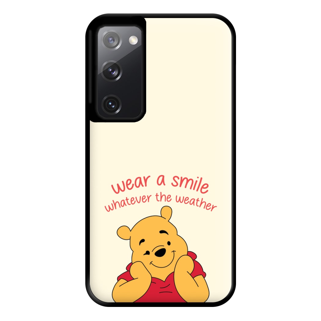 Wear A Smile Whatever The Weather  Phone Case for Galaxy S20FE