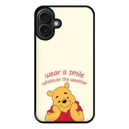 Wear A Smile Whatever The Weather  Phone Case for iPhone 16 Plus