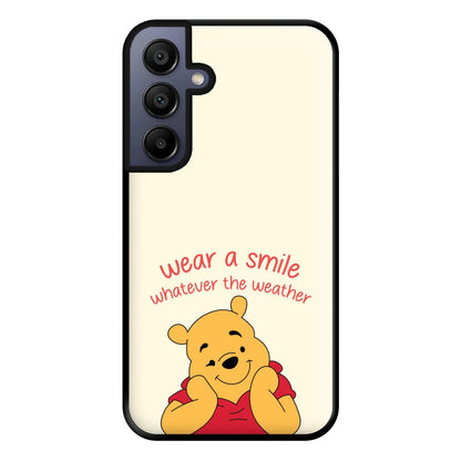 Wear A Smile Whatever The Weather  Phone Case for Galaxy A16