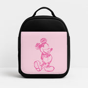 Sketched Mouse Outline Pink Lunchbox 1