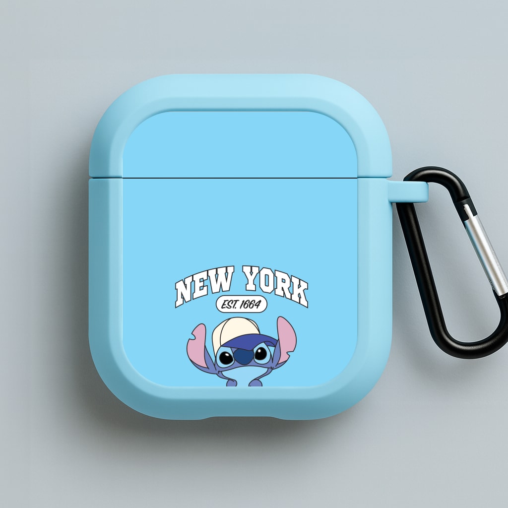 New York Blue Alien Blue AirPods Case