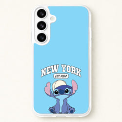 New York Blue Alien Phone Case for Galaxy S26