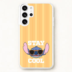 Stay Cool Blue Alien Phone Case for Galaxy S26 Ultra
