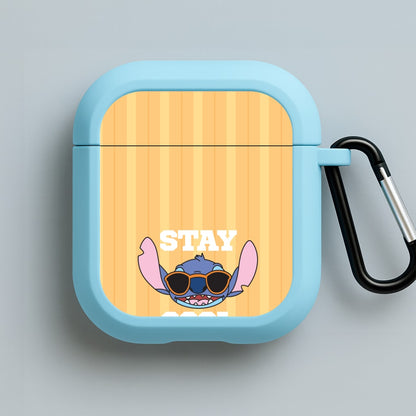 Stay Cool Blue Alien Blue AirPods Case