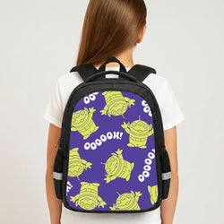 Toy Aliens Silhouette Pattern Backpack
