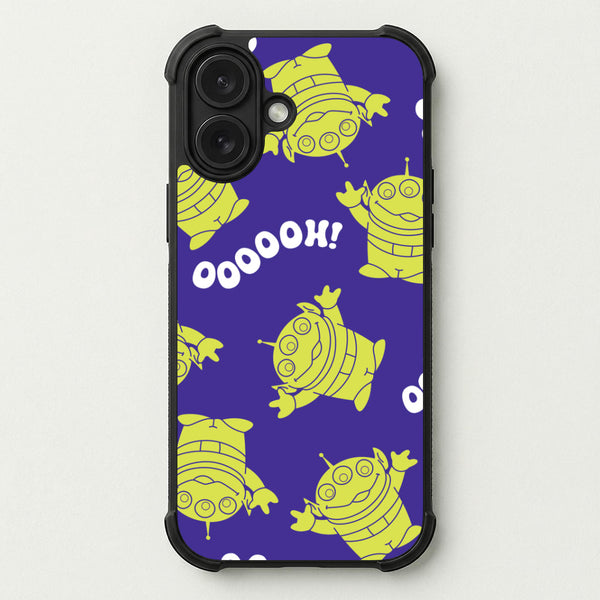 Toy Aliens Silhouette Pattern Phone Case — Bumper case