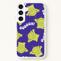 Toy Aliens Silhouette Pattern Phone Case for Galaxy S26 Plus