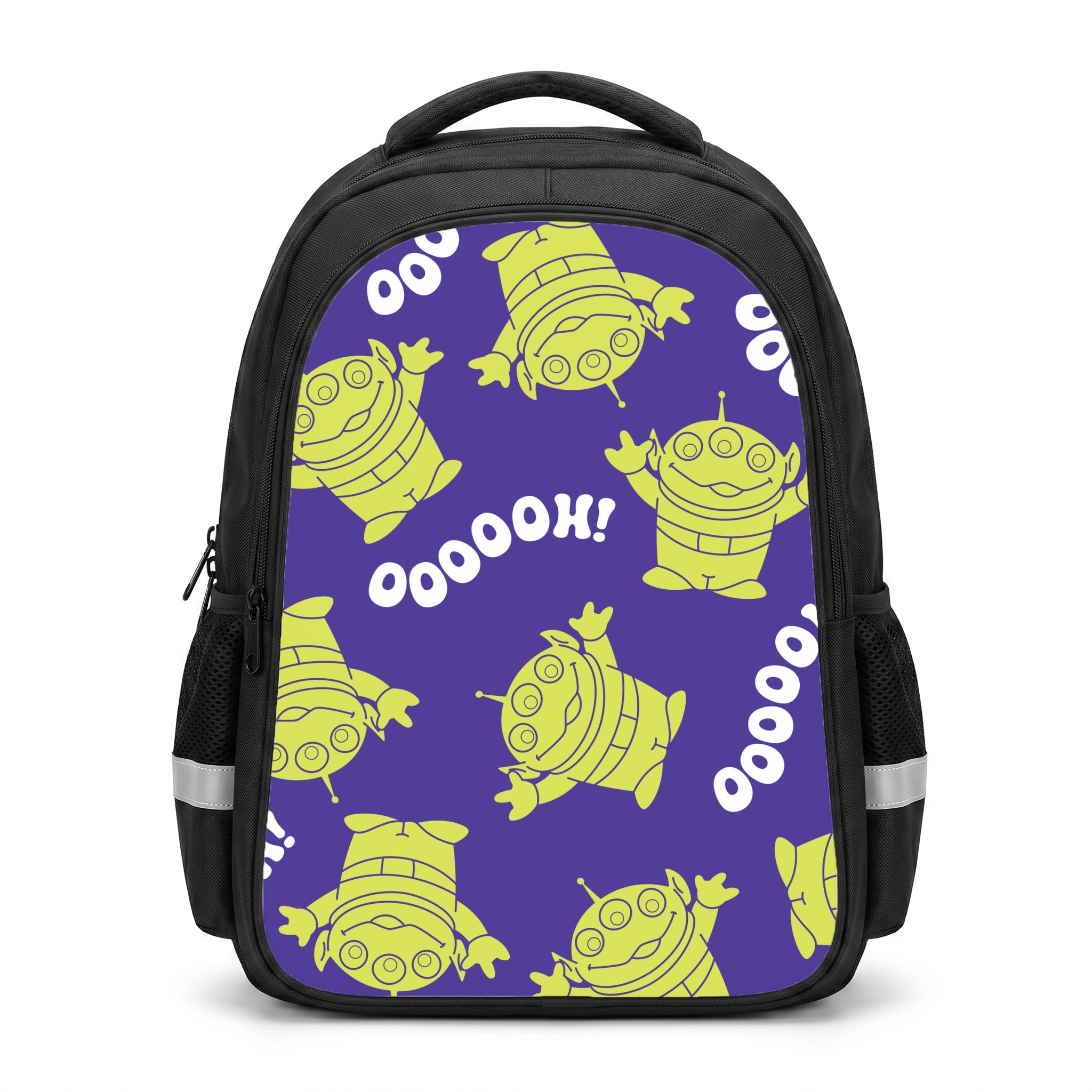 Toy Aliens Silhouette Pattern Backpack