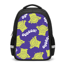 Toy Aliens Silhouette Pattern Backpack