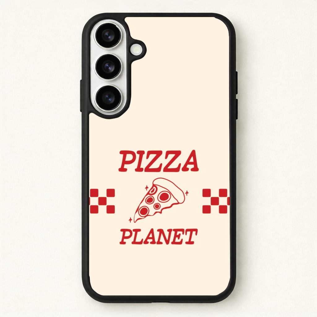 Retro Pizza Planet  Phone Case for Galaxy S26 Plus