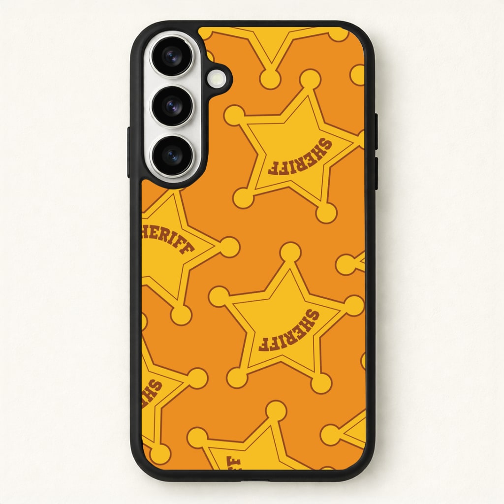 Sheriff Badge Pattern Phone Case for Galaxy S26