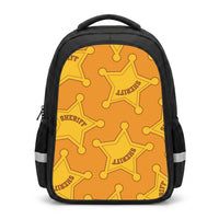Sheriff Badge Pattern Backpack
