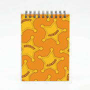 Sheriff Badge Pattern Notebook 4