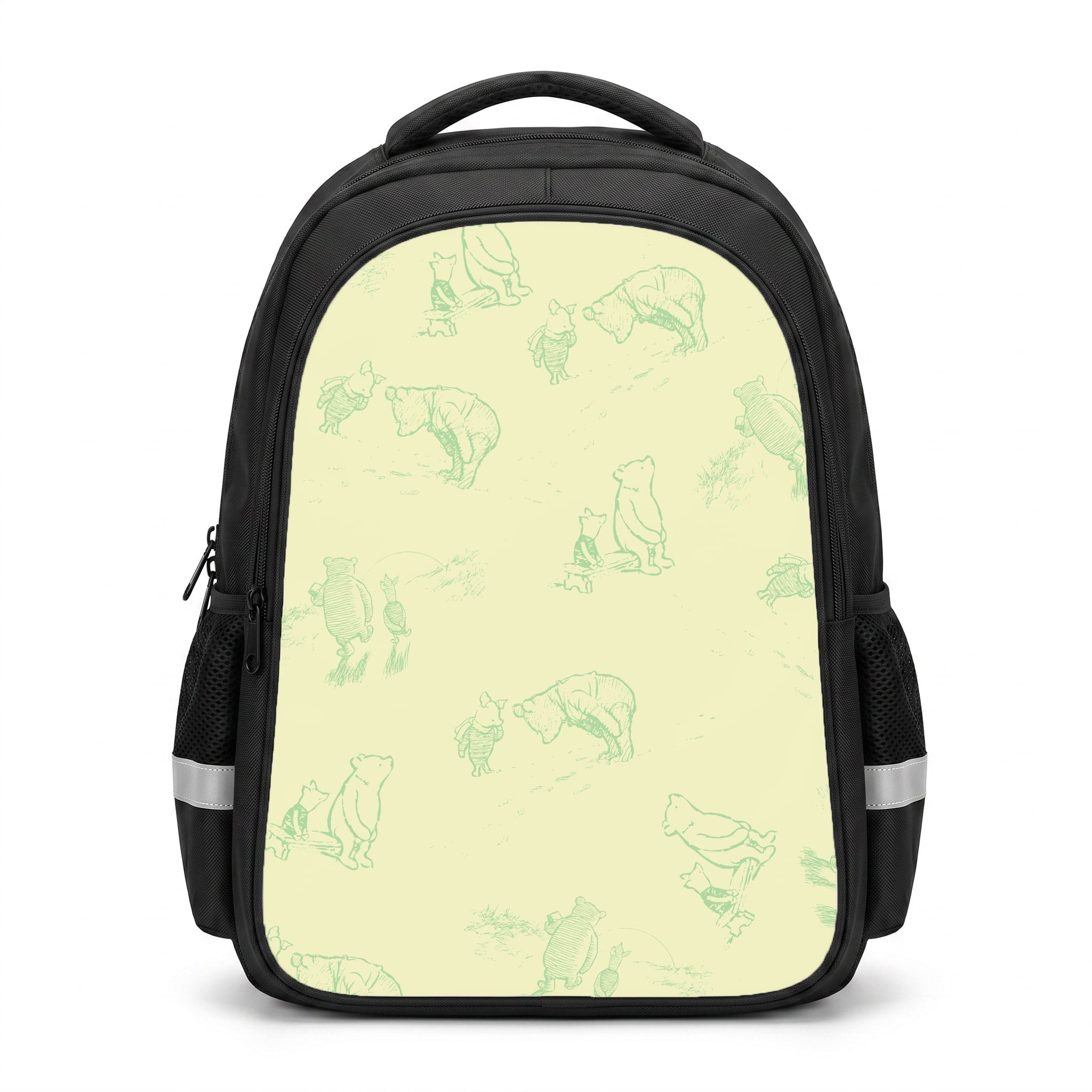 Sketched Winnie Pattern Backpack
