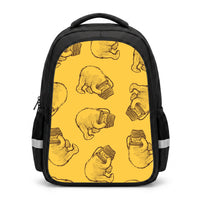 Winnie Honey Pot Pattern Backpack
