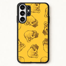 Winnie Honey Pot Pattern Phone Case for Galaxy S26 Ultra