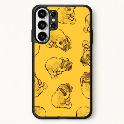 Winnie Honey Pot Pattern Phone Case for Galaxy S26 Ultra