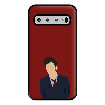 Tennant - The Doctor Phone Case for Galaxy S10 Plus