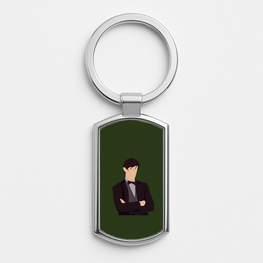 Matt Smith Silver Keyring