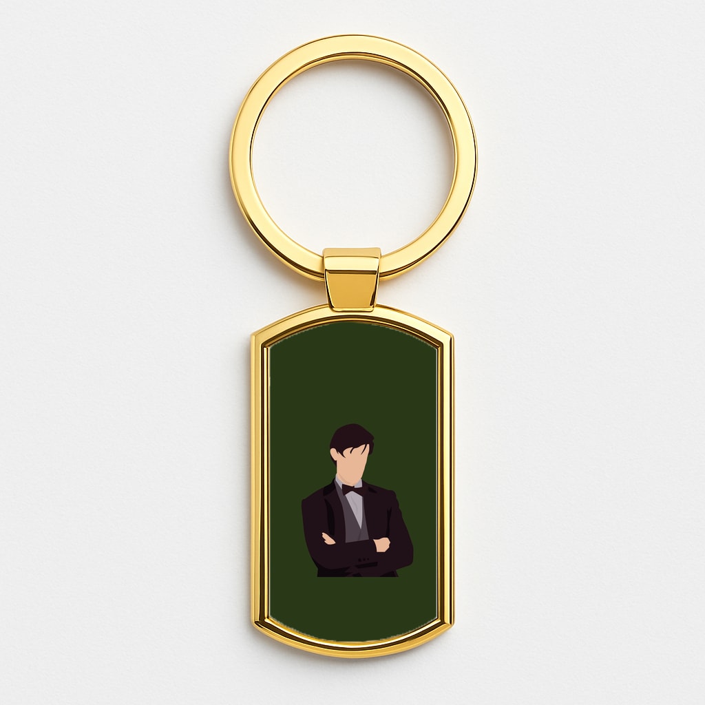 Matt Smith Gold Keyring