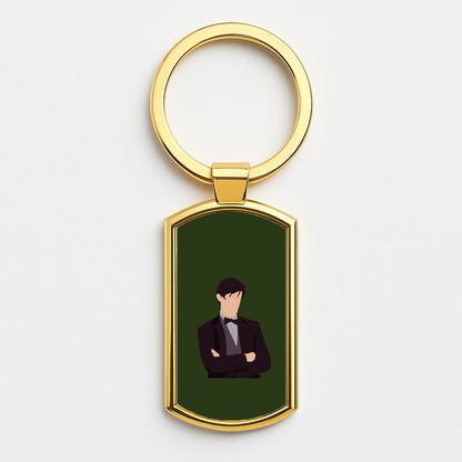 Matt Smith Gold Keyring