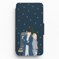 Rose And The Doctor Flip / Wallet Phone Case