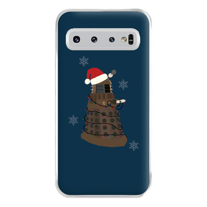 Christmas Dalek - Doctor Who Phone Case for Galaxy S10 Plus