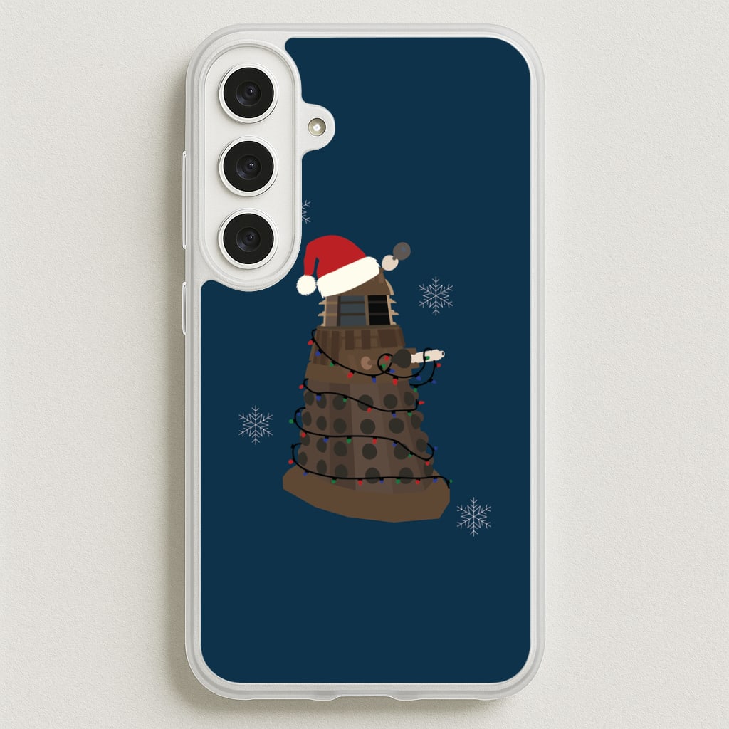 Christmas Dalek - Doctor Who Phone Case for Galaxy S25FE