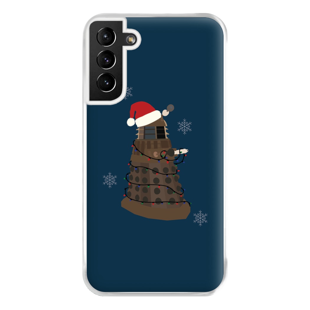 Christmas Dalek - Doctor Who Phone Case for Galaxy S21 Plus