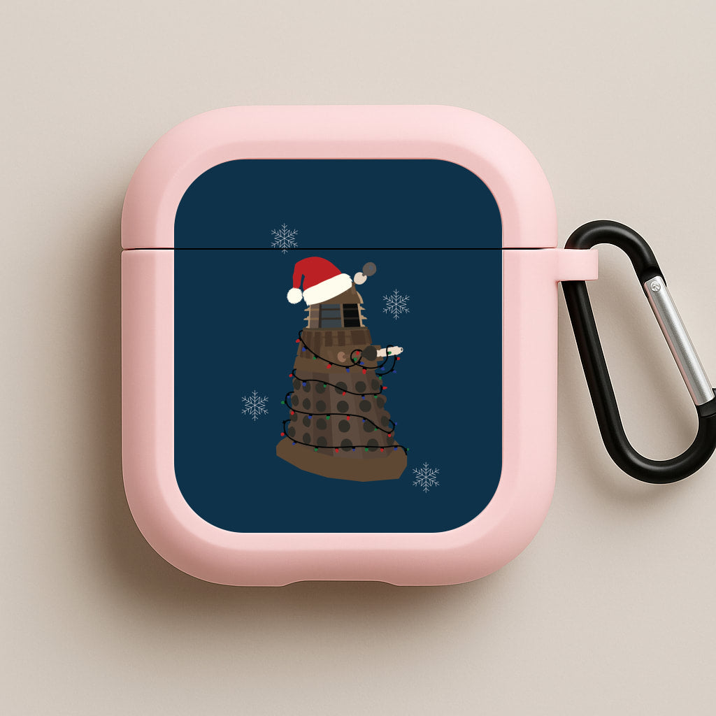 Christmas Dalek - Doctor Who Pink AirPods Case