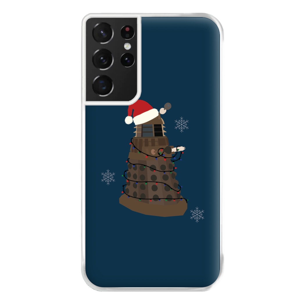 Christmas Dalek - Doctor Who Phone Case for Galaxy S21 Ultra